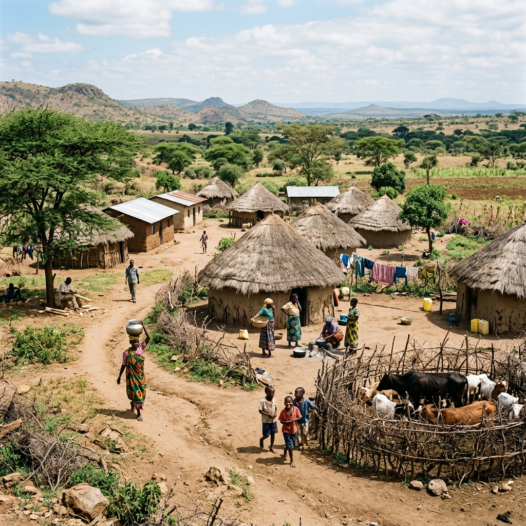 Change setting to rural Kenya village